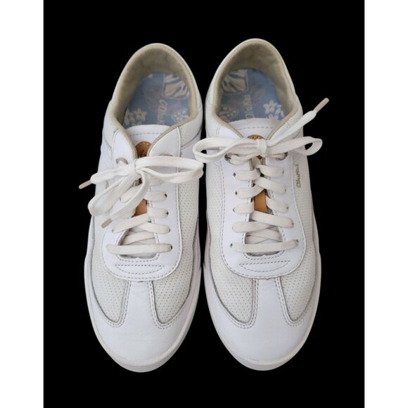 OluKai Kīlea Women’s Classic Court White Leather Sneakers Sz 7.5 - Picture 2 of 9